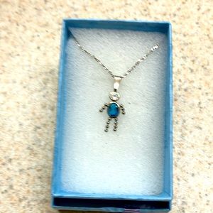 💙Baby boy 14k birthstone pendant NWOT